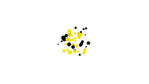 Schwarzes Autoreifensymbol isoliert auf weißem Hintergrund. 4K Video Motion Grafik Animation — Stockvideo