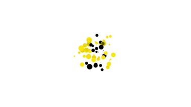 Siyah Deniz feneri simgesi beyaz arkaplanda izole edildi. 4K Video hareketli grafik canlandırması