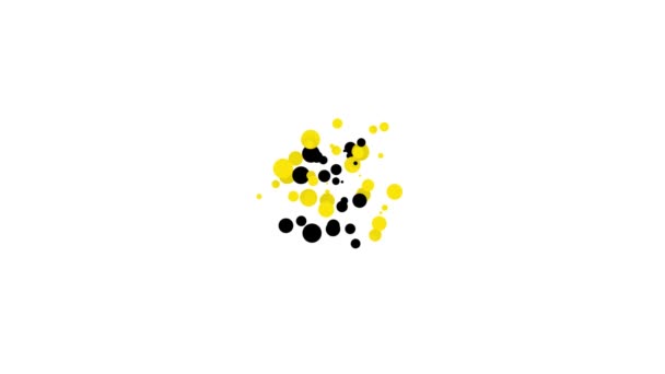 Zwarte oliepomp of pomp jack pictogram geïsoleerd op witte achtergrond. Olieplatform. 4K Video motion grafische animatie — Stockvideo