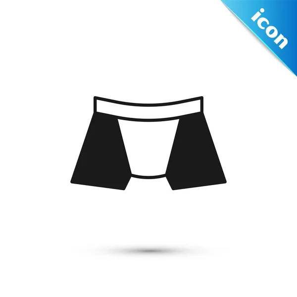 Grey Men Underpants Icon Isolated White Background Man Underwear Vector — Image vectorielle