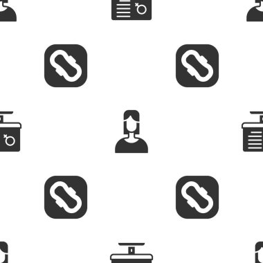 Flört uygulamasını, kadın peçetesini ve hijyenik peçeteyi kusursuz bir şekilde ayarla. Vektör