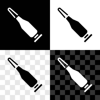 Kurşun simgesini siyah beyaz, şeffaf arkaplanda izole et. Vektör