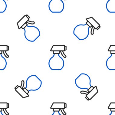 Çizgi Su püskürtme ikonu beyaz arka planda izole edilmiş pürüzsüz desen. Ütü fıskiyesi. Renkli taslak konsepti. Vektör