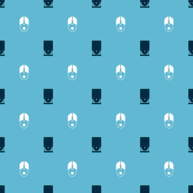 Optik disk sürücüsünü ve Bilgisayar faresini kusursuz desene ayarla. Vektör