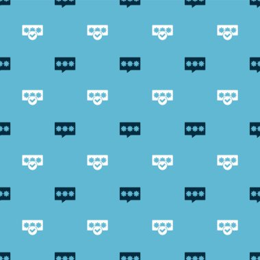 Parola korumasını ve kusursuz şablonu ayarla. Vektör.