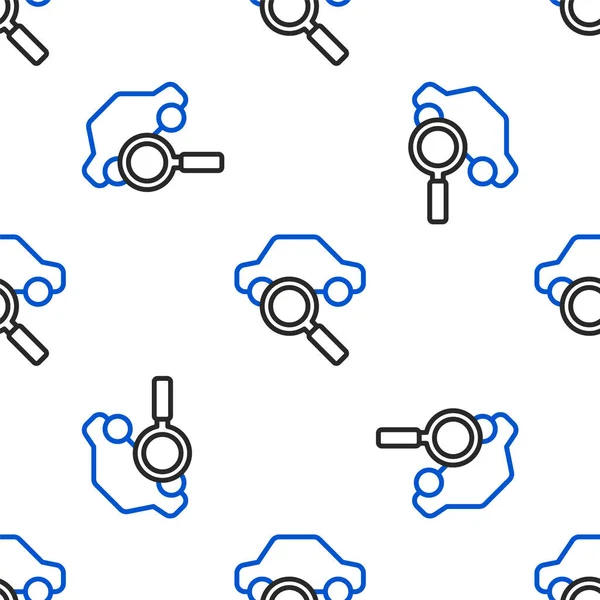 Çizgi Araba paylaşımı simgesi beyaz arkaplanda izole edilmiş. Araba paylaşım tabelası. Nakliye hizmeti konsepti. Renkli taslak konsepti. Vektör.