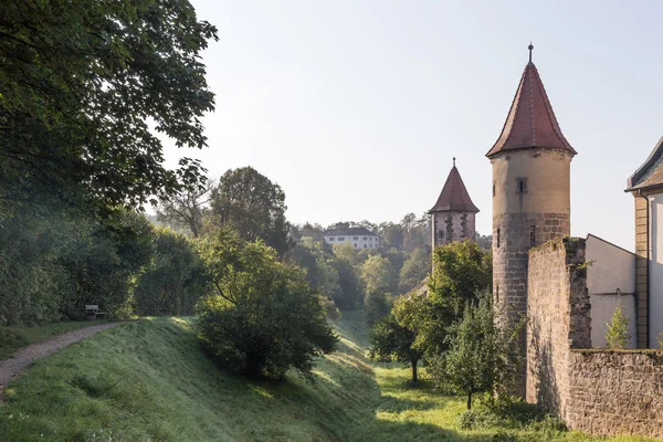 Middeleeuwse Beierse stad sesslach in Duitsland — Stockfoto