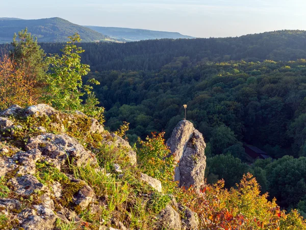 Ländliche Landschaft Herbstkulisse — Stockfoto