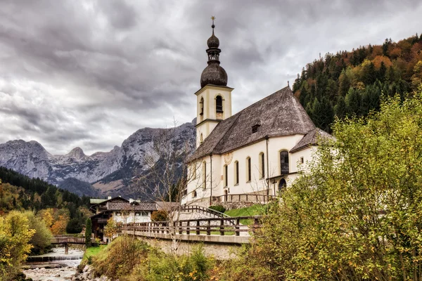Sebastian Church in Berchtesgaden — Stock Photo, Image