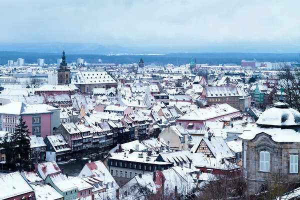 Bamberg Cidade de Inverno — Fotografia de Stock