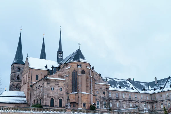 Město Bamberg zimní — Stock fotografie