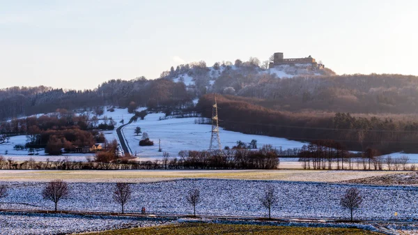 Castelo de inverno de Giechburg — Fotografia de Stock