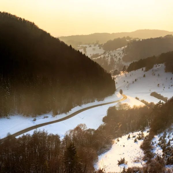 Paese delle meraviglie invernali bavaresi — Foto Stock