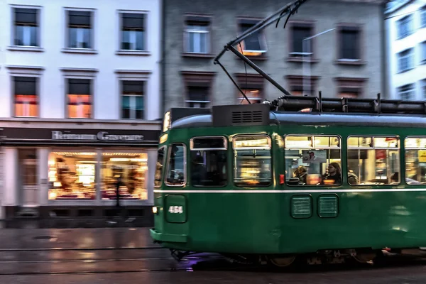 Baseler Straßenbahn — Stockfoto