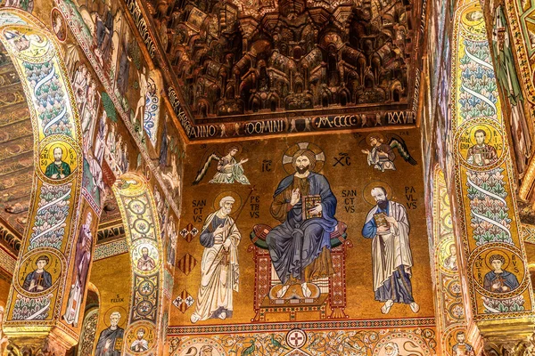 Cappella Palatina, Sicilya — Stok fotoğraf