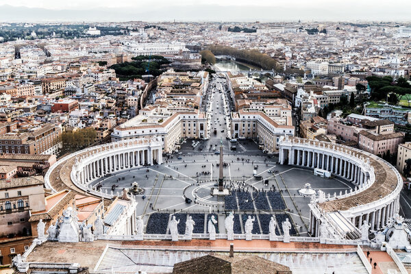 St. Peter Basilica in the Vatican of Rome, Italy