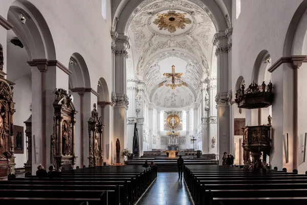 Cattedrale di Wuerzburg Interno — Foto Stock