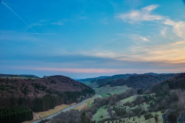 Paesaggio primaverile francone — Foto Stock