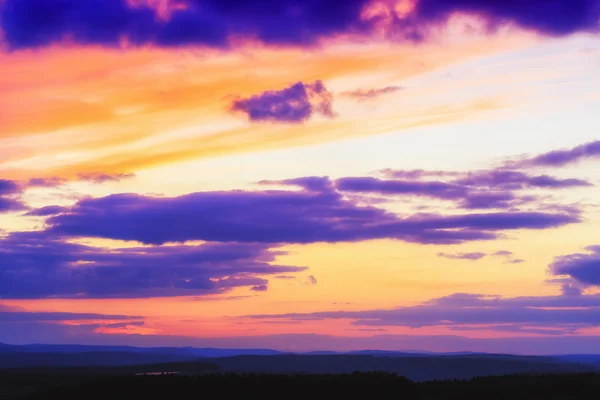 Dramatic Spring Sunset — Stock Photo, Image