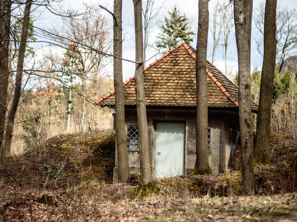 Waldhütte — Stockfoto