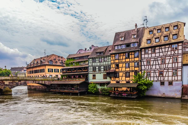 Festői strasbourg, Franciaország-Európában — Stock Fotó