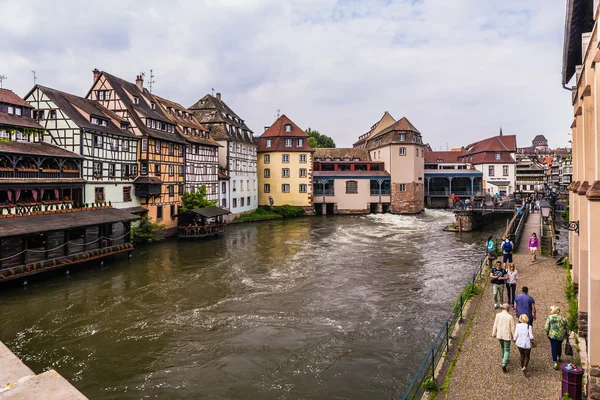 Festői strasbourg, Franciaország-Európában — Stock Fotó