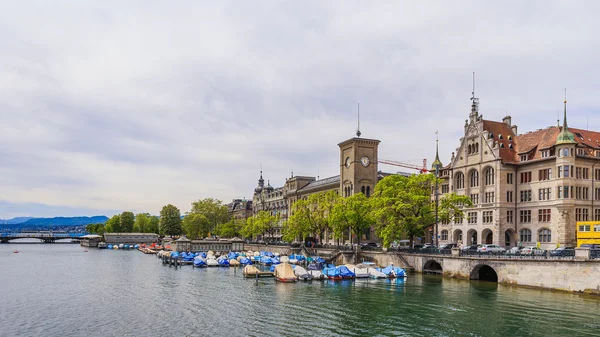 Śródmiejskich Zurich, Szwajcaria — Zdjęcie stockowe