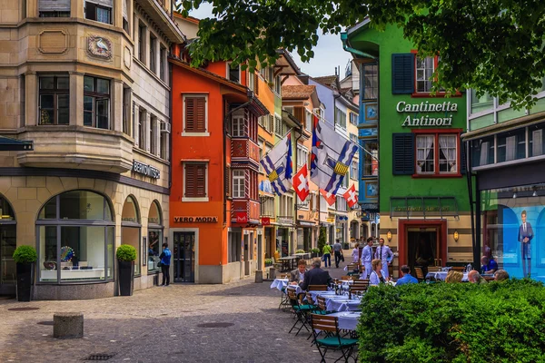 Innerstaden Zurich, Schweiz — Stockfoto