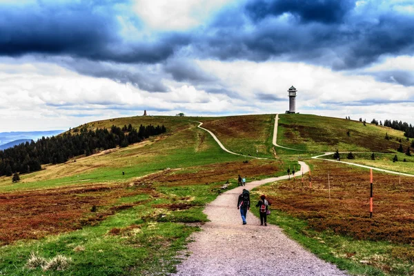 Randonnées pédestres à Feldberg Mountain au printemps — Photo