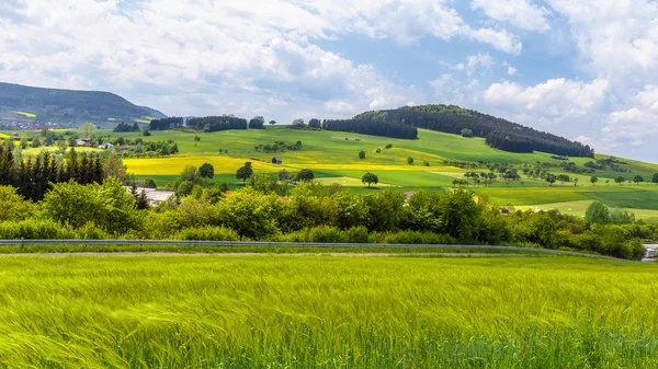 Alman bahar kırsal manzara — Stok fotoğraf
