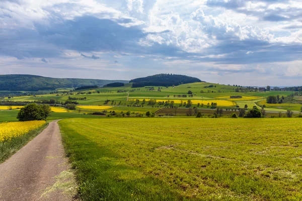 German Spring Countryside Landscape — Stock Photo, Image