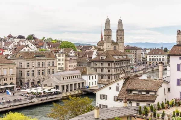 A svájci Zürich város — Stock Fotó