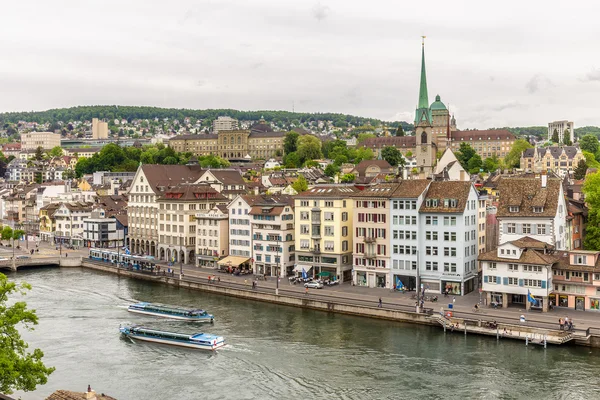 Kota Zurich di Swiss — Stok Foto