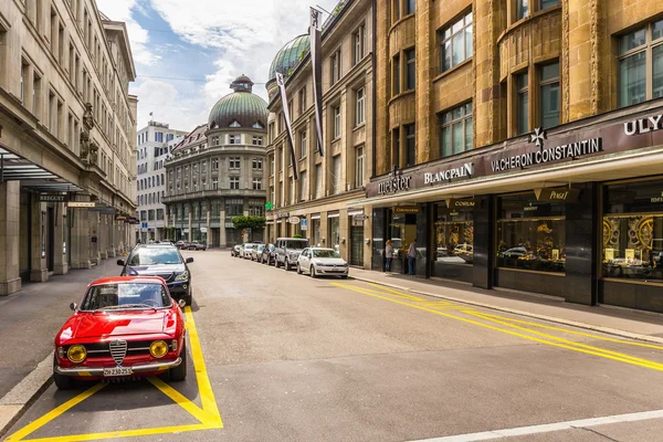 Zürich-Stadt in der Schweiz — Stockfoto