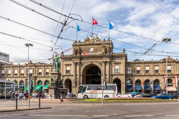 Kota Zurich di Swiss — Stok Foto