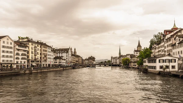 A svájci Zürich város — Stock Fotó