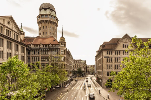 Zürich-Stadt in der Schweiz — Stockfoto