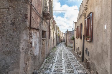 Mountain Fortress and Village of Erice on Sicily, Italy