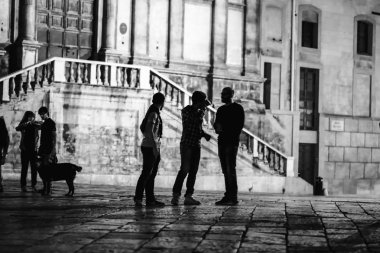 Palermo dans geceleri Piazza Pretoria
