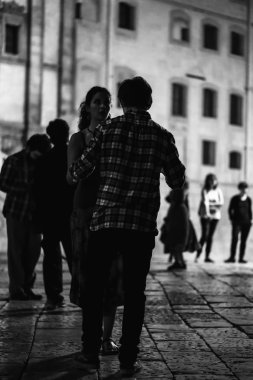 Palermo dans geceleri Piazza Pretoria