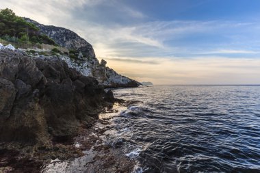 Sicilya sahil akşam