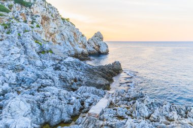 Sicilya sahil akşam