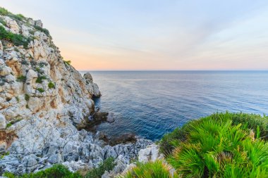 Sicilya sahil akşam