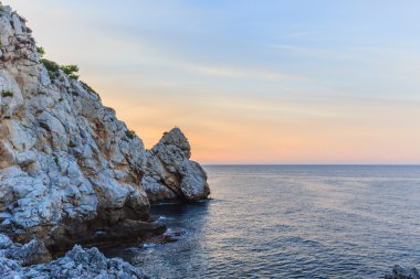 Sicilya sahil akşam
