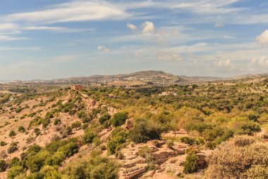 Sicilya, İtalya üzerinde Akdeniz Agricento