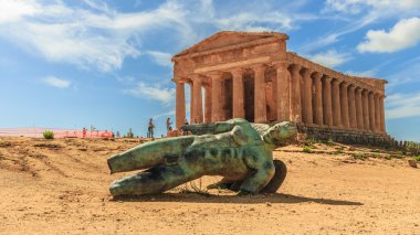 Tapınaklar Vadisi, İtalya Sicilya'da Agrigento