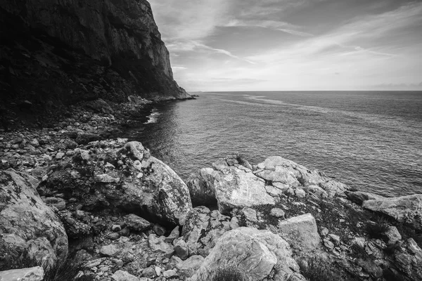 Alba sulla costa della Sicilia — Foto Stock