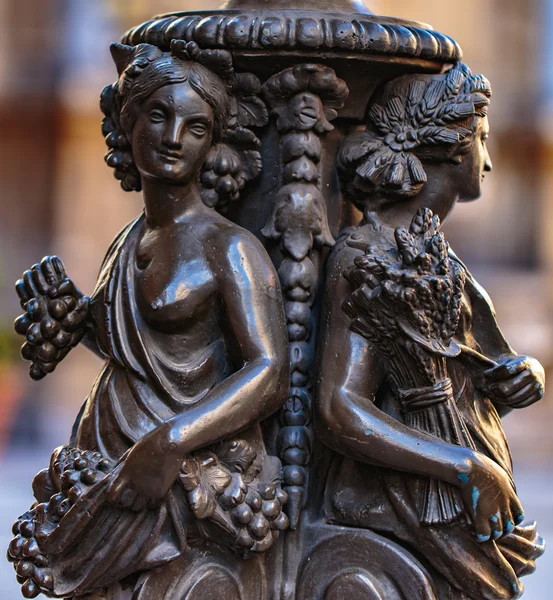 Statues at the Four Corners of Palermo — Stok fotoğraf