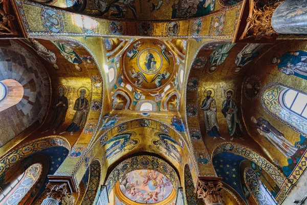 Kościół Martorana La w Palermo, Włochy — Zdjęcie stockowe