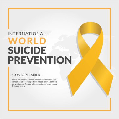 Uluslararası intihar önleme günü şablonu